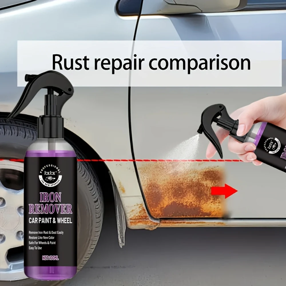 بخاخ مزيل الصدأ متعدد الأغراض من JOKJOK - تركيبة تحويل تلميع ومضادة للأكسدة للمعادن بالكامل، تأثير رائع للبلاط، مقاس S