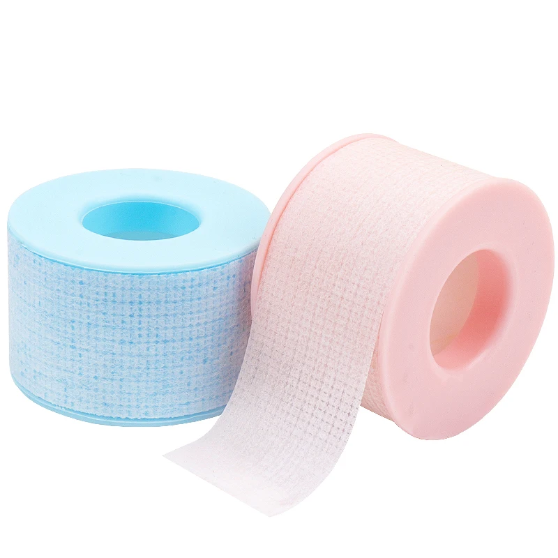 1 Rolls 2.5cm Non-woven Medical Silicone Gel Tape Grafted False Lash Under Eye Pad Patch Eyelash Extension Female Makeup Tools