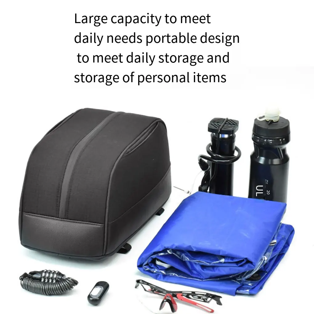 

Bike Trunk Bag Waterproof Cycling Large Capacity Bicycles Rear Seat Bags Universal Pouch For Riding Travel Storage Accs