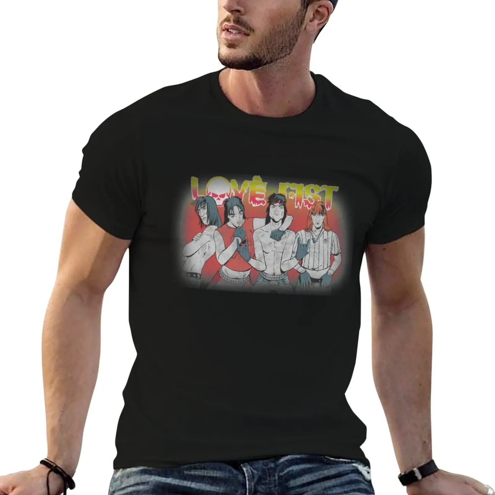 Love Fist T-Shirt Soft Anti-Shrink Cotton Tee
