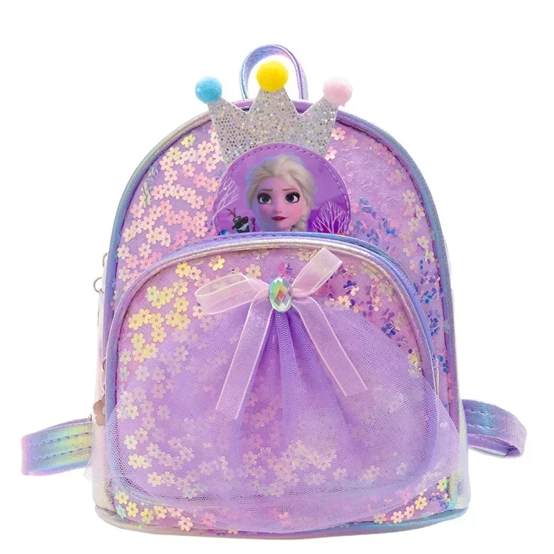 

Disney Frozen Elsa Mommy Schoolbag Cute shoulder messenger bag Cartoon girl boy Backpack diaper bag handbag