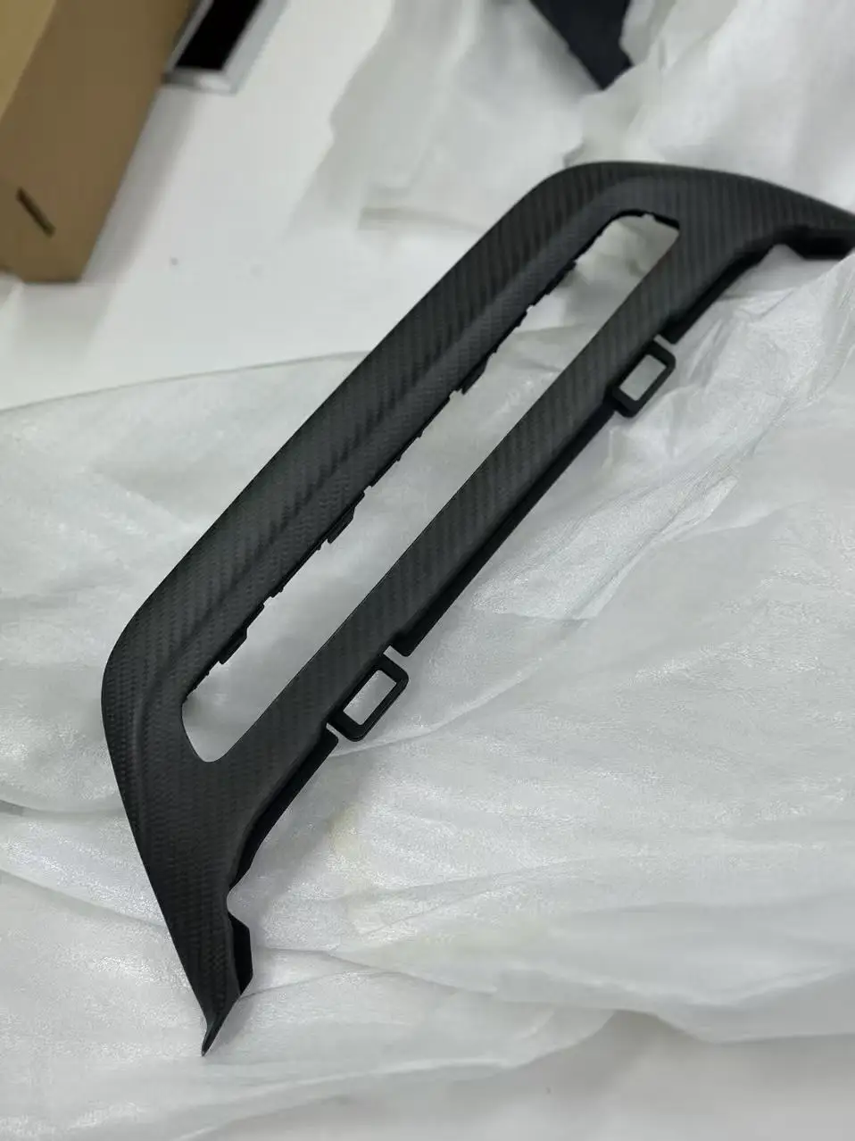For BMW  X3 X4 X3M X4M G01 G02 F97 F98 2022+ real carbon fiber car central control volume knob frame interior Replacement