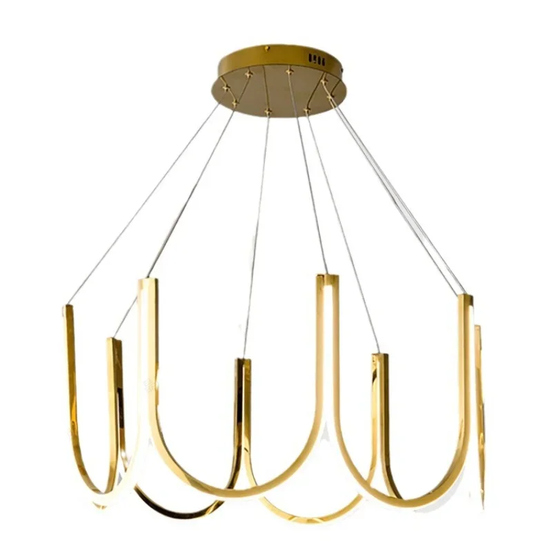 

Living room chandelier dining room special-shaped lamp simple modern light luxury atmosphere minimalist