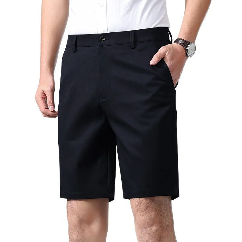 2026 New Classic Fit Men's Stretch Bermuda Lightweight Quick Dry Stretch Shorts Golf Shorts Hiking Travel