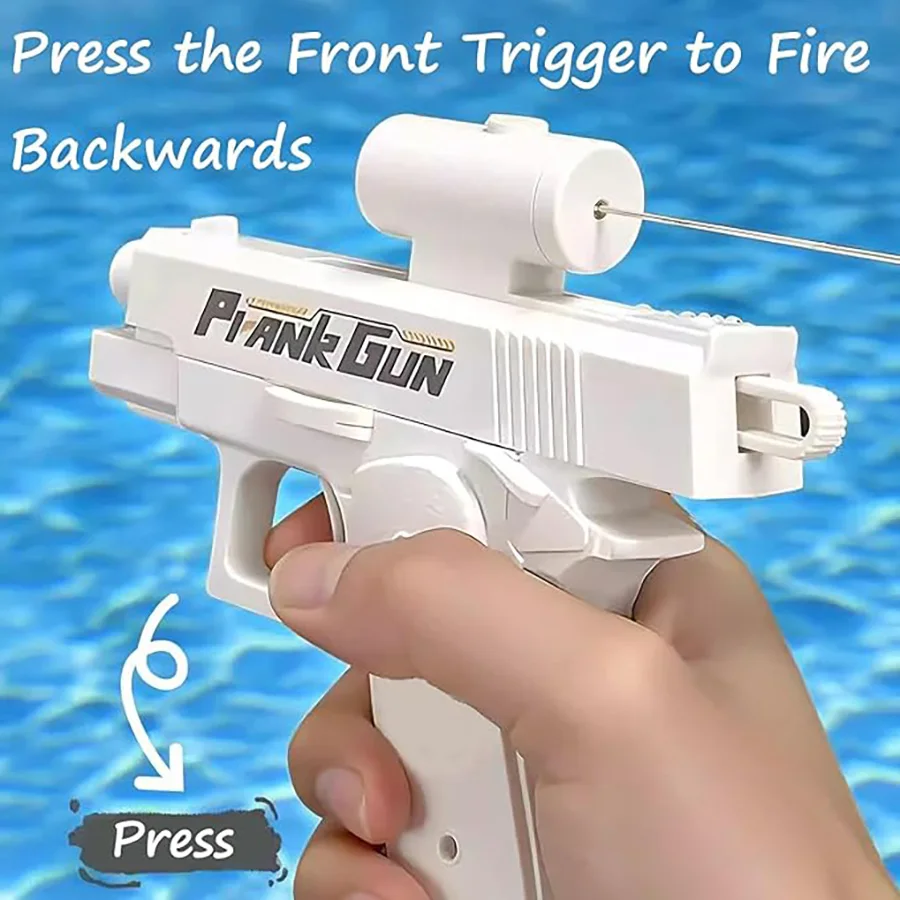 

2025 New Double-sided Reverse Water Gun Summer Outdoor Portable EDC Prank Reverse Water Spray Toy Pistol Creative Children Gift
