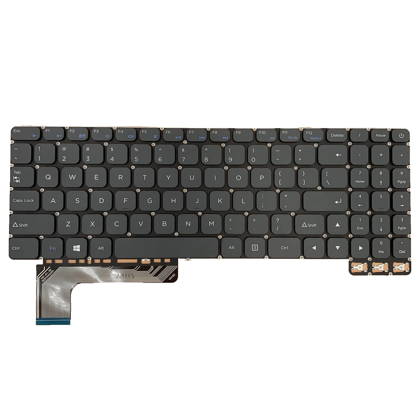 Imagem -03 - Teclado do Portátil para Gateway Eua Novo Gwtn15611 Gwtn156-11bk Gwtn156-11bl Gwtn156-11rd 11mc