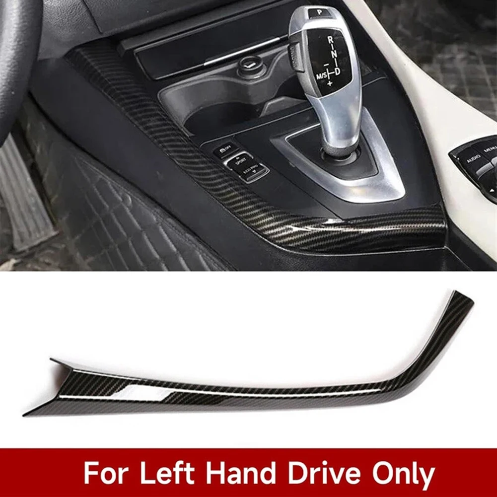 

Carbon Fiber Gear Shift Side Trim L Strip Fits For BMW- 1 2 Series F20 F22 2012~2019 Easy Installation Car Accessories
