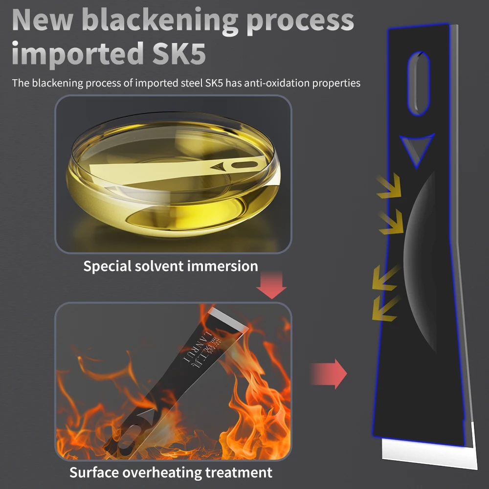 

Lanrui 007S Cold Blade CPU Competitive Blade for Mobile Phone Repair Glue Removal Delamination Glue Cutting CPU Scraper