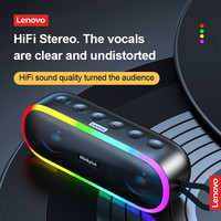 Choice Original Lenovo K8 Wireless Bluetooth V5.0 Speaker LED Portable Outdoor Loudspeaker HIFI Music Surround Bass Box with Mic