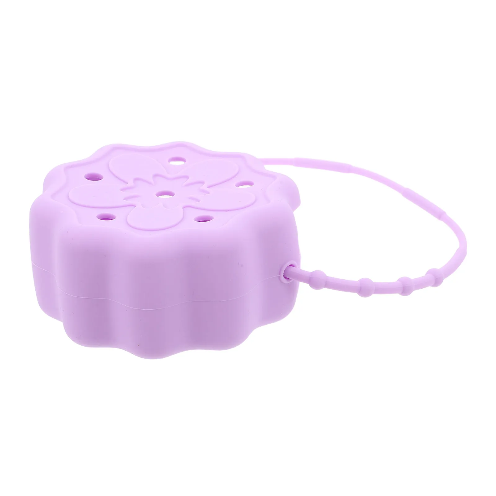 Shower Steamer Tray Silicone Hanging Holder Purple Essential Oil Tablet Tray Bathroom Aromatherapy Shower Melt Holder Steam view 5