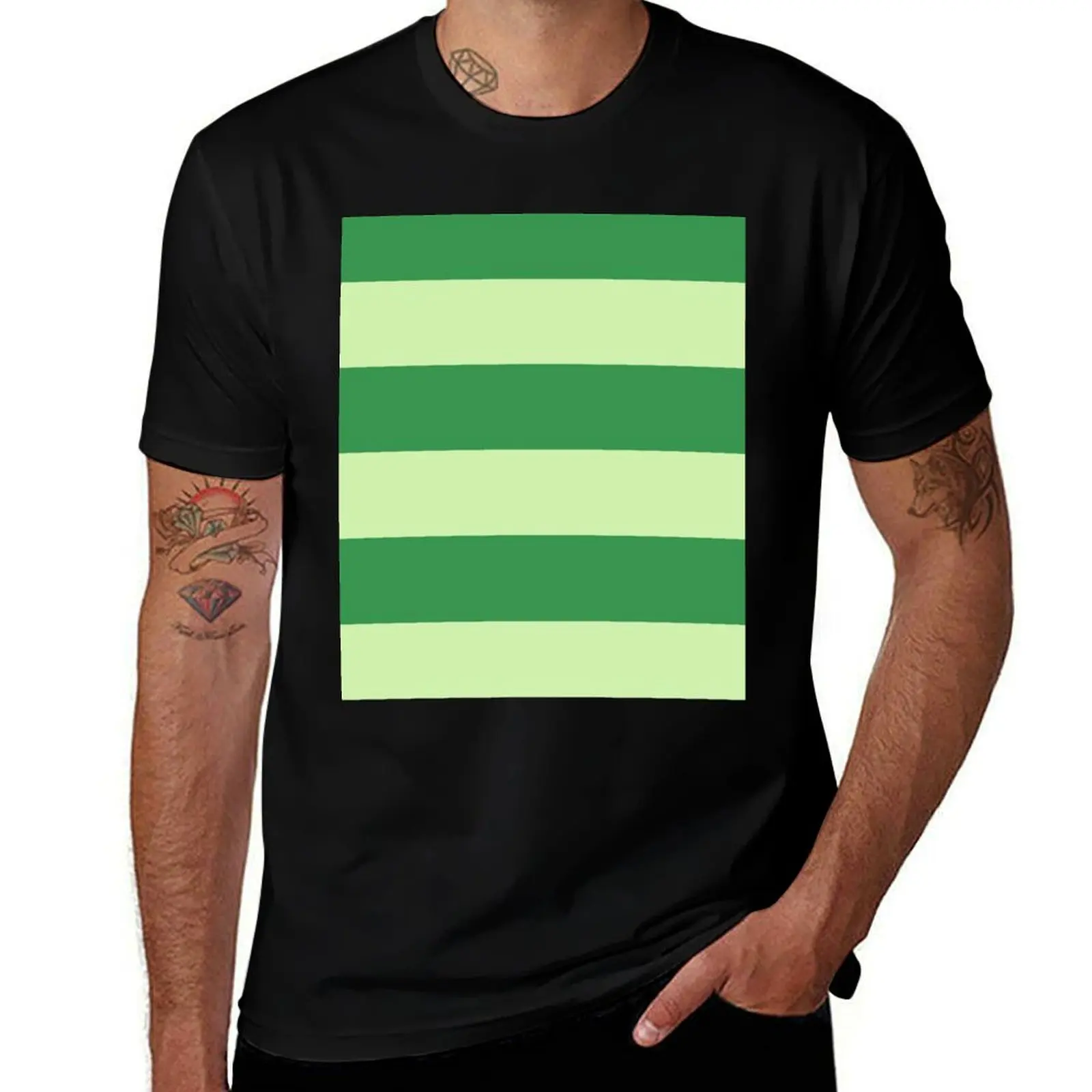 

t Blues shirt Clues summer t man colour (Green) T-Shirt cotton man shirts for pack