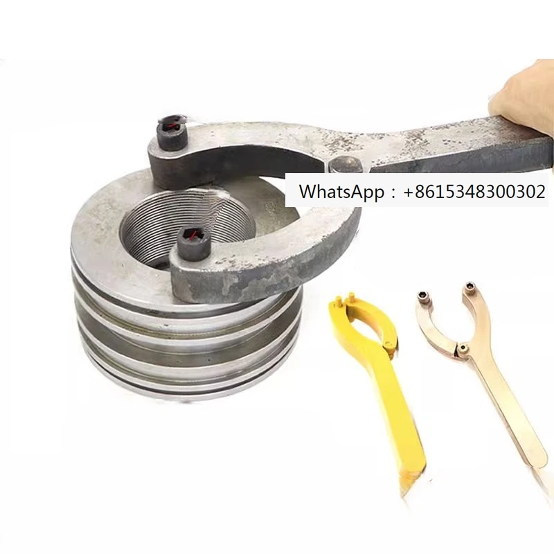 Excavator Parts For Repair And Replace The Oil Seal Wrench Tool. Disassemble The Hydraulic Cylinder. Two Special Cylinder Barrel