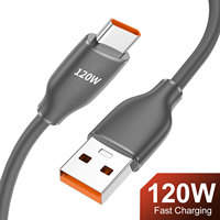 120W USB to Type C Cable 1M/1.5M/2M Data Cable Fast Charging & Data Transfer, Compatible with Huawei Xiaomi Samsung
