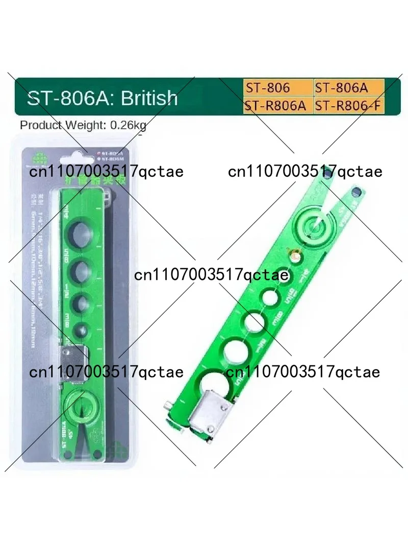 Copper Pipe Reamer Tool Air Conditioner Maintenance Eccentric Tube Expander Metric Imperial Splint