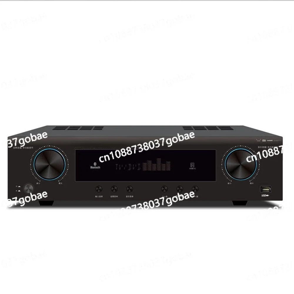 New High-power Home Bluetooth KTV Professional Stage Fever Heavy Bass HiFi Home Theater 2.1 Power Amplifier