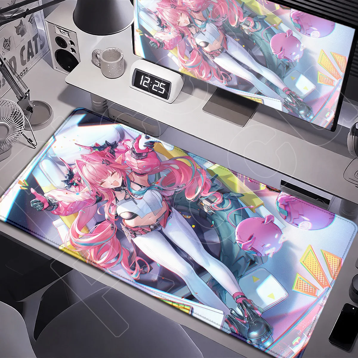 Arknights Endfield Hot Gaming Wallpaper Mousepad Cute Girl Yvonne HD Printing Mouse Mat Rubber Accessories Large Office Desk Rug