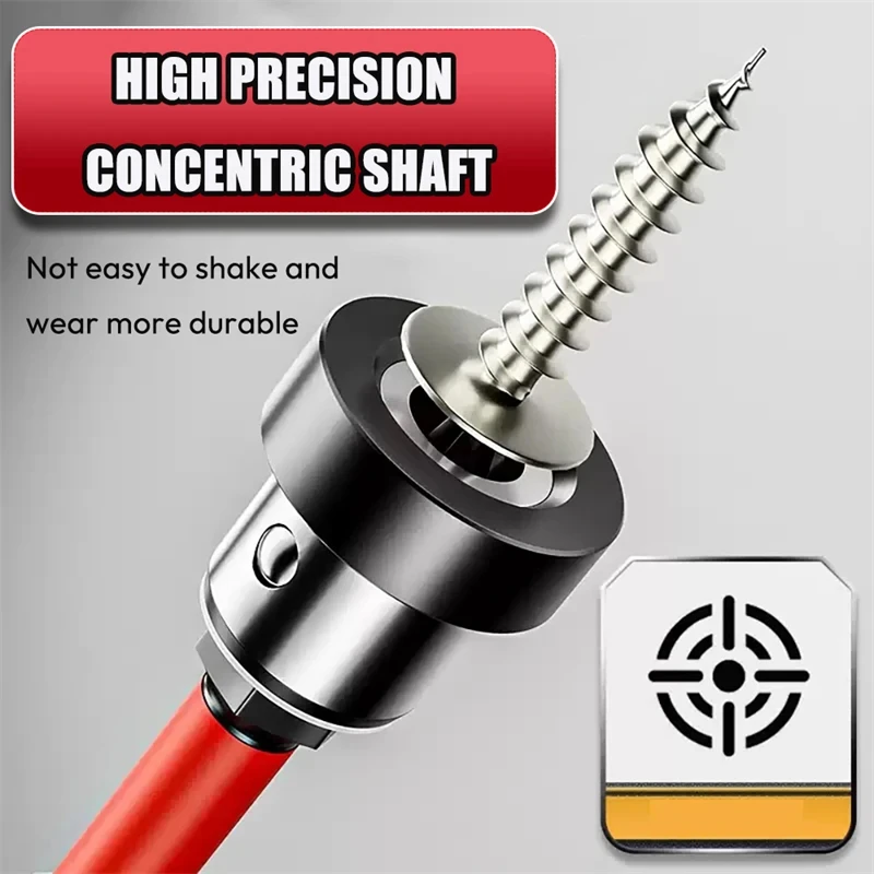 1/3/5pc Magnetic Drywall Screw Setter Bits PH2 Positioning Bits with Removable Aluminum Collar for Sheetrock Plasterboard Screws