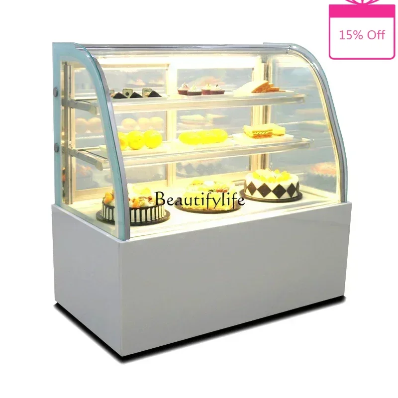 Cake Counter Refrigerated Display Commercial Bread Dessert Cooked Fruit West Point Cold Fresh Cabinet