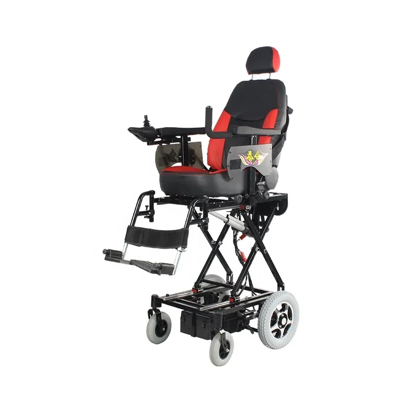 

2024 Smart Power Wheelchair Joystick with Automatic Reclining Long Range Electric Lifting Strong Rehabilitation Therapy Supplies