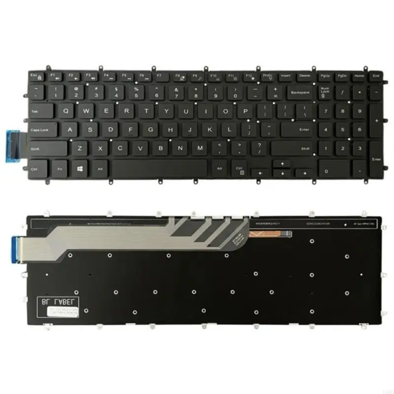 Engenharia plástico sem teclado retroiluminado para G3 15 3579 3779 15 5587 G7 15 7588 Laptops 45bd