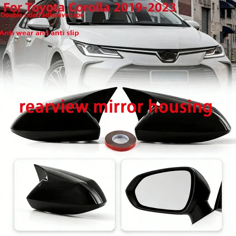 Suitable for Toyota Corolla Ralink horn modified mirror housing, mirror cover, rearview mirror cover protection 2019-2023