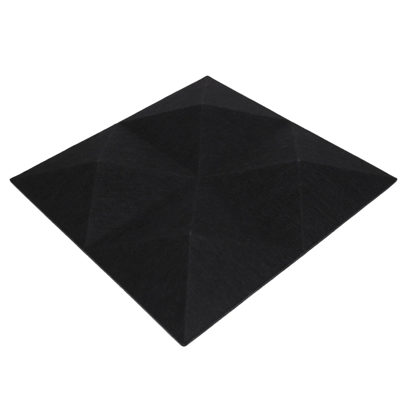 12Pack Pyramid Acoustic Absorption Panel,12X12X0.12Inch Soundproofing Panel,Great For Wall Decoration,Black