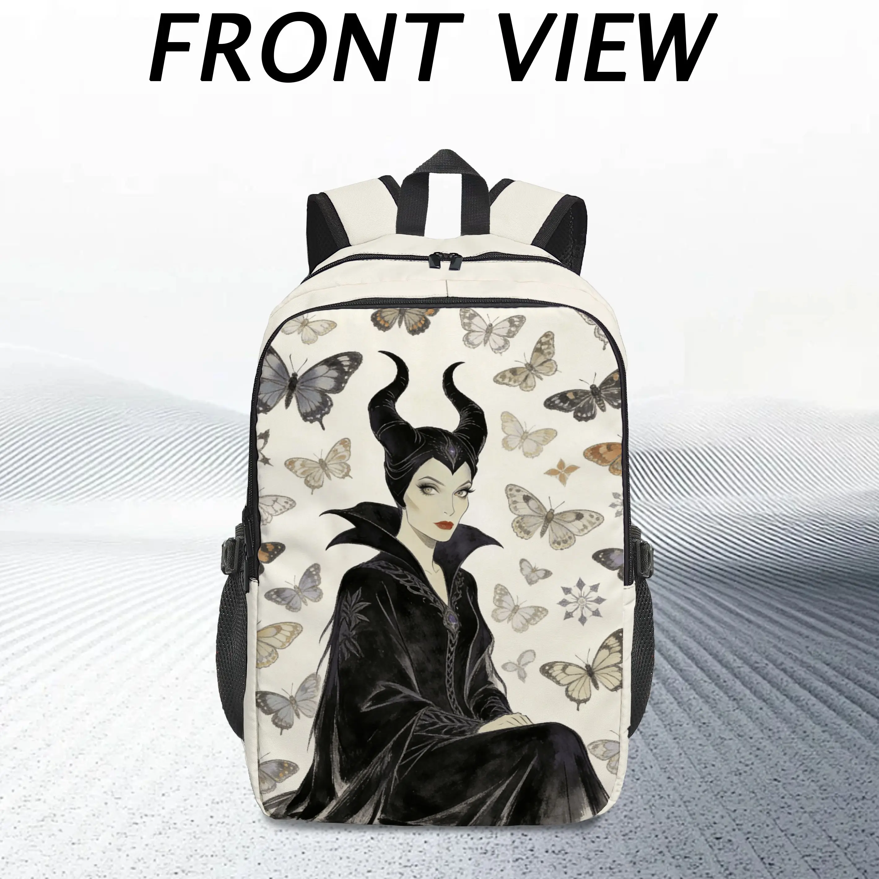 

1 шт. Рюкзак Disney Maleficent, модный и простой, приятный в подарок, унисекс, стиль для пары, большая вместимость, высокое качество