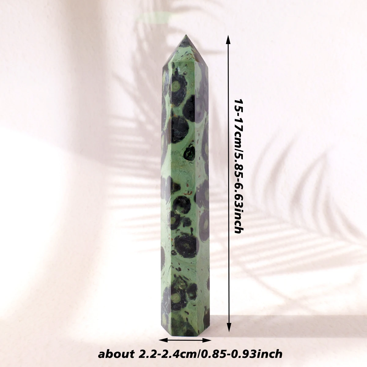 1Pc Natural Crystal Kambaba Jasper Monopod Ornament Home Desktop Feng Shui Decoration Holiday Gift
