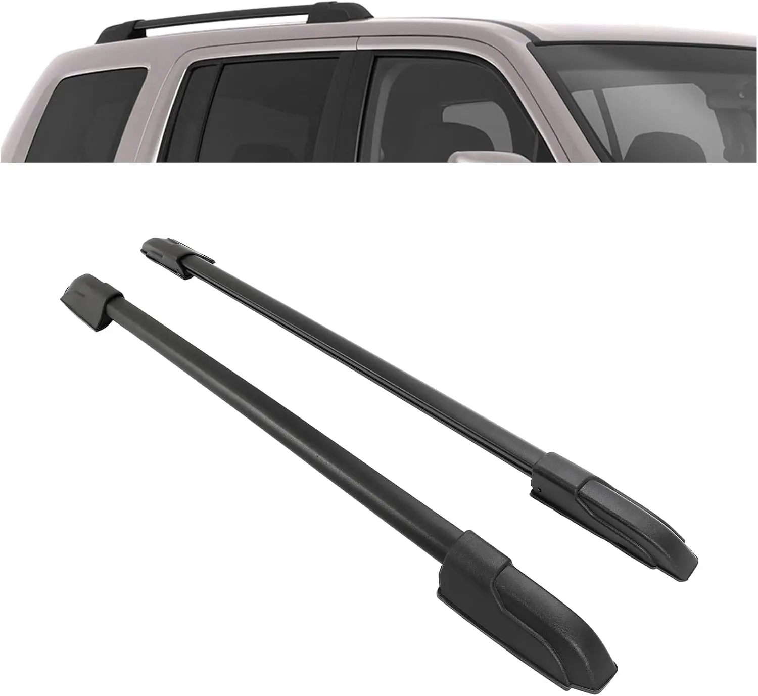 

Roof Rack Side Rails Compatible with 2009-2015 Honda Pilot Replacement for 75260-SZA-A03ZA 75250-SZA-A03ZA Roof Top Luggage Rack