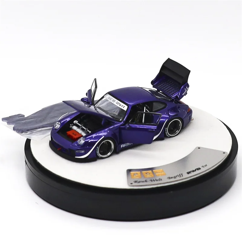 PGM 1:64 RWB 993 Army Girl Purple Diecast Model Car - AliExpress 26