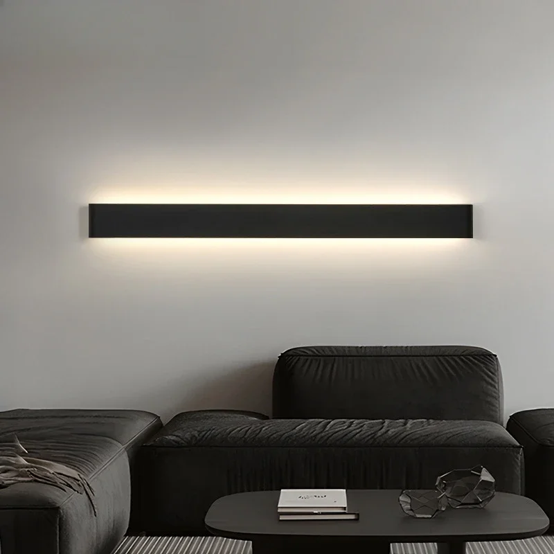 Dimmable Nordic Style LED Wall Sconce for Bedroom Bedside Lamp, Modern Corridor Lighting Fixture