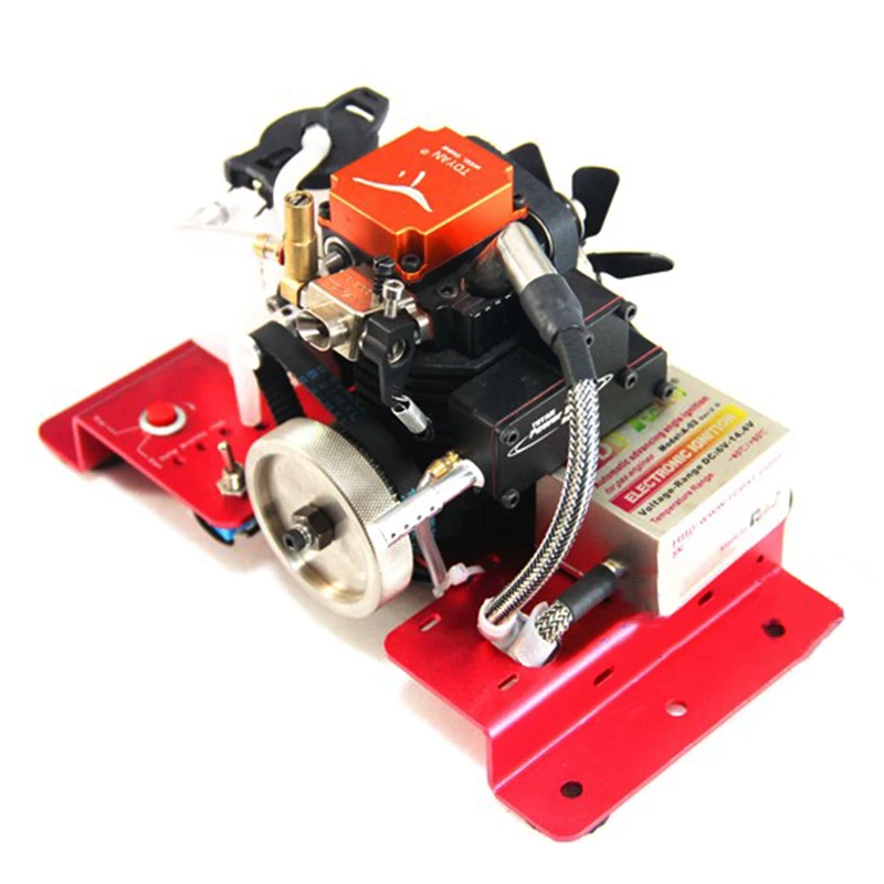 TOYAN Four Stroke Gasoline Engine DIY Modified Generator Methanol/gasoline Power Engine Model Set