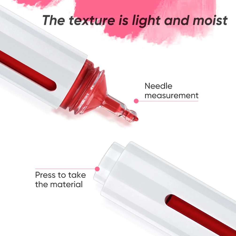 4 ألوان حقنة الصحافة نوع السائل ماتي أحمر الخدود العلامة الخاصة شعار مخصص نباتي ماكياج بالجملة العلامة الخاصة مستحضرات التجميل أحمر الخدود #3