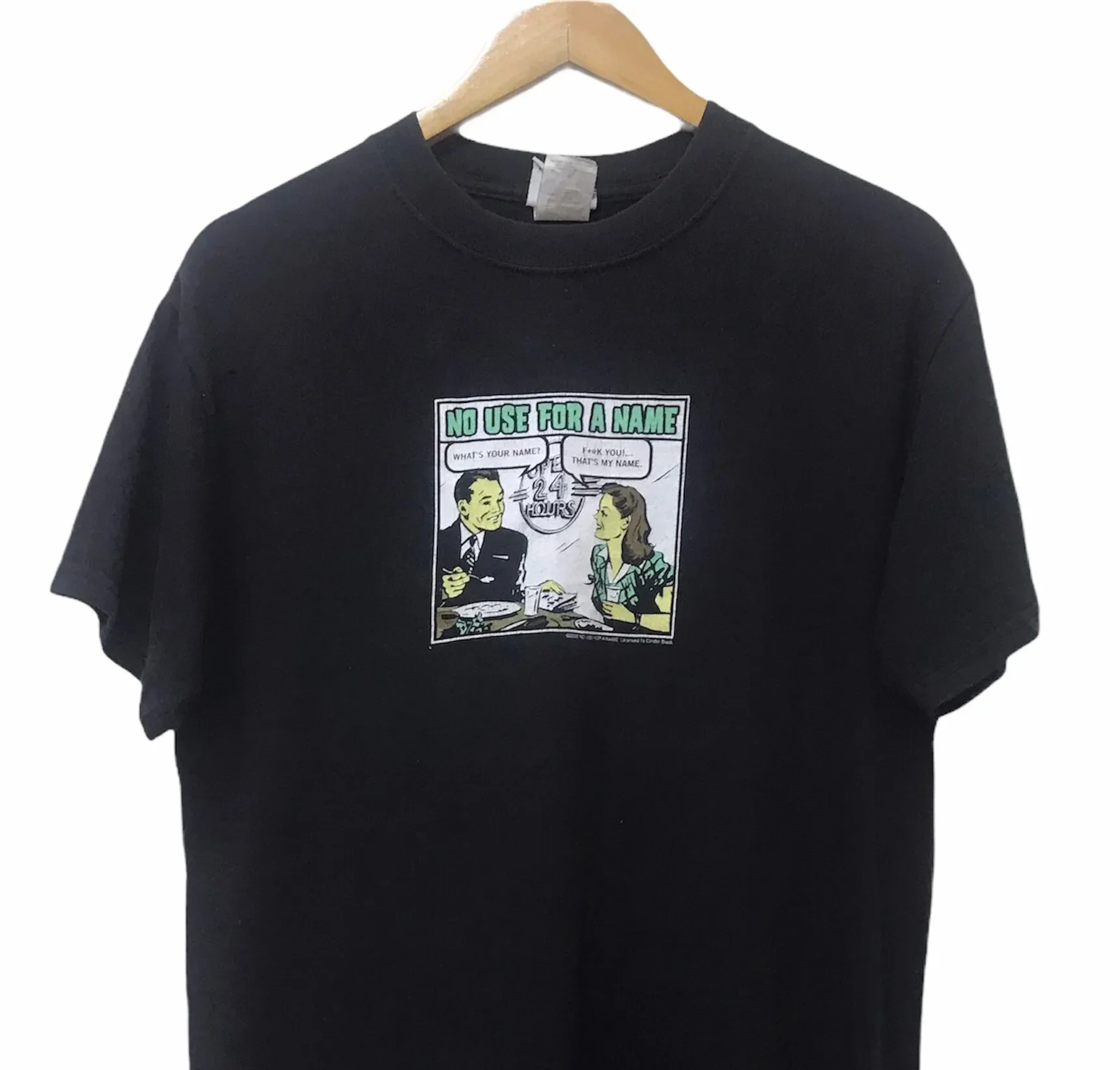 Vintage no use for a name T Shirt size M punk rock band skate hard core