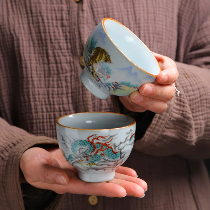 

Керамическая чайная чашка ручной работы, двенадцать знаков китайского зодиака, чашка Shengshi, офисная специальная персональная чашка, бизнес-подарок
