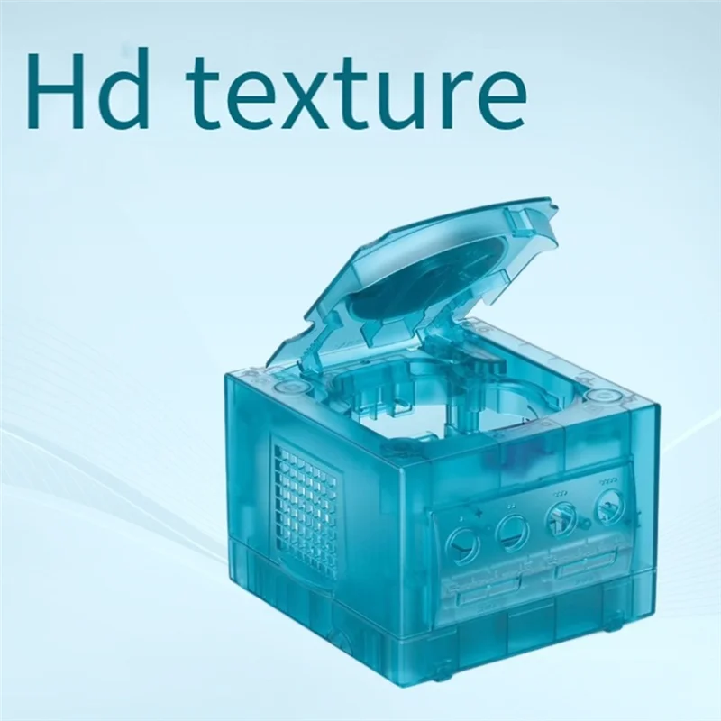 

2025For Bitfunx NGC Transparent Box Replacement Case For DOL-001 /DOL-101 NGC Gamecube Retro Video Game Console A