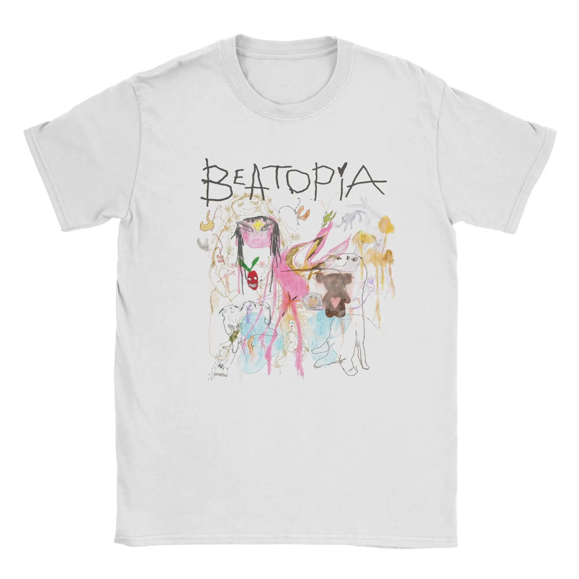 

Beabadoobee Music Tour 2024, летняя футболка в стиле Харадзюку, мужские хлопковые футболки с круглым вырезом, большие размеры 5XL, футболки с короткими рукавами