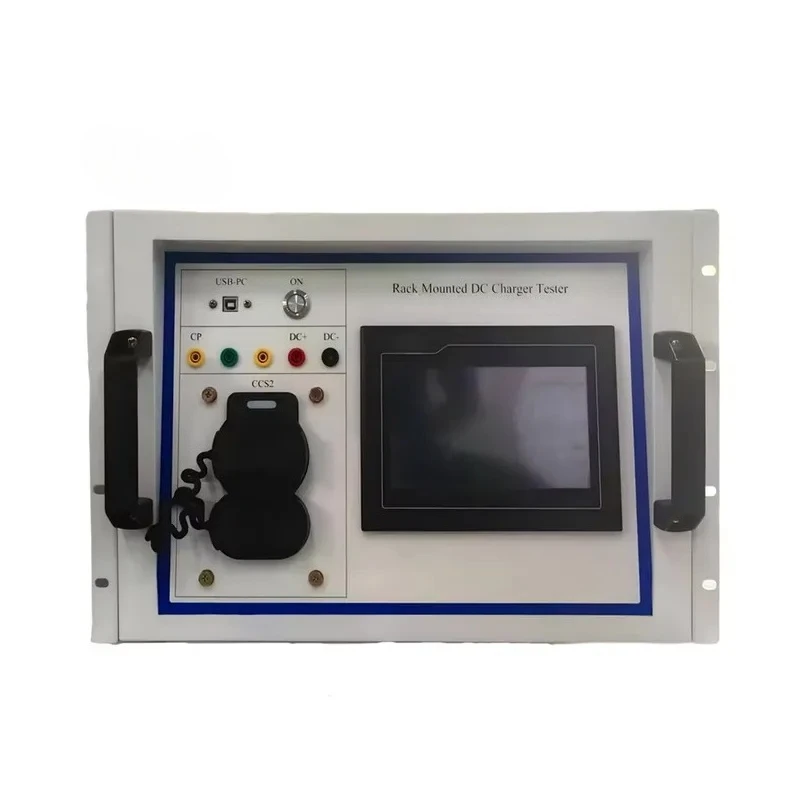 CCS2 EV Charger Tester & EU Standard Simulator - Professional Rack-Mounted Testing Equipment for Charging Piles