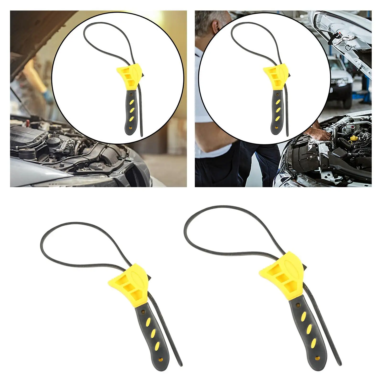 

Ремешок-ключ, ручной инструмент, компактный, регулируемый для затяжки открывалки для банок, сантехники