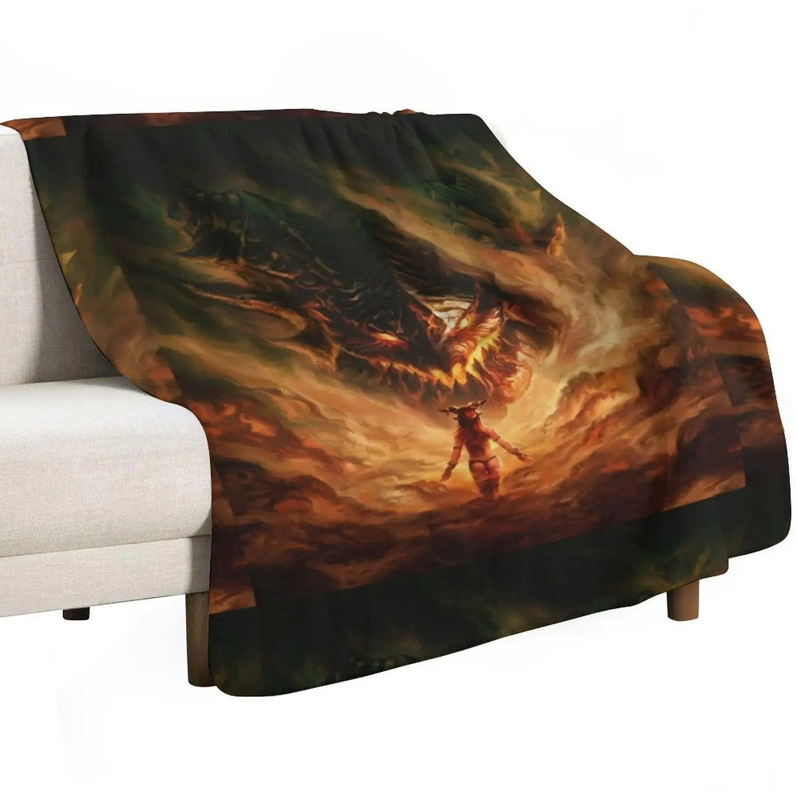 Alexstrazsa vs Deathwing Throw Blanket Extra Large Throw Weighted Blankets For Baby Cute Plaid Cute Furry Blankets
