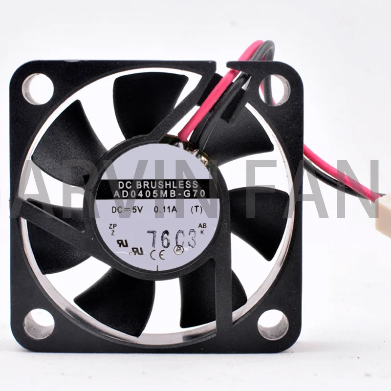 

Brand New Original AD0405MB-G70 4cm 40mm Fan 40x40x10mm DC5V 0.11A 2 Ball Bearings Cooling Fan For Router Cash Register