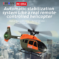 Coolbank RC ERA C190 1:30 H145 Scale 2.4G 6CH 6-Axis Gyro Optical Flow Localization Altitude Hold Flybarless RC Helicopter RTF