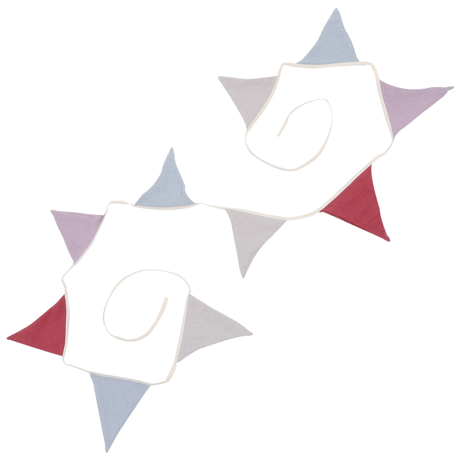 

Festive Triangle Bunting Banner Hanging Party Decorations Cloth Holiday Wedding Birthday Garland Flags Easy Install