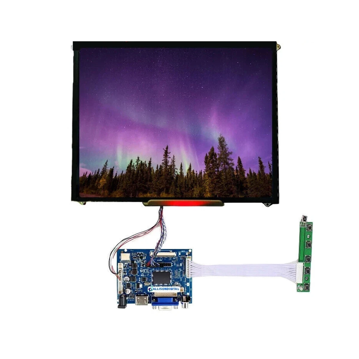 LP097X02 VGA HD Controller board + for iPad 2 9.7 " 1024X768 HD screen 4:3 LCD - view 6