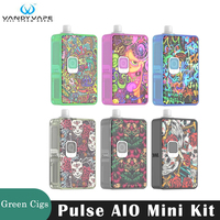 Original VandyVape Pulse AIO Mini Kit 80W 18650 Battery VVC Coil 4.6/5ml Vessel Tank & RBA Tank Vaporizer E Cigarette