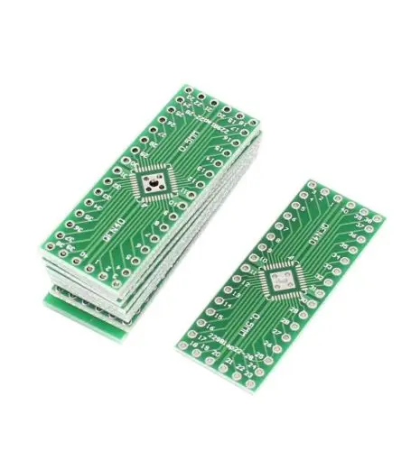 10 pcs QFN32 QFN40 to DIP 32/40 Adapter PCB Board Converter Double Sides