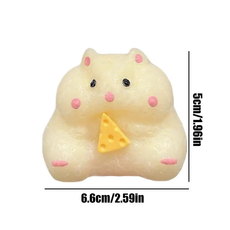 Hamster Knijpspeelgoed Zintuiglijke Hamster Rekbaar Speelgoed Dier Zintuiglijke Ontspanning Fidget Voor Volwassenen Meisjes Kinderen Mannen Tieners Vrouwen