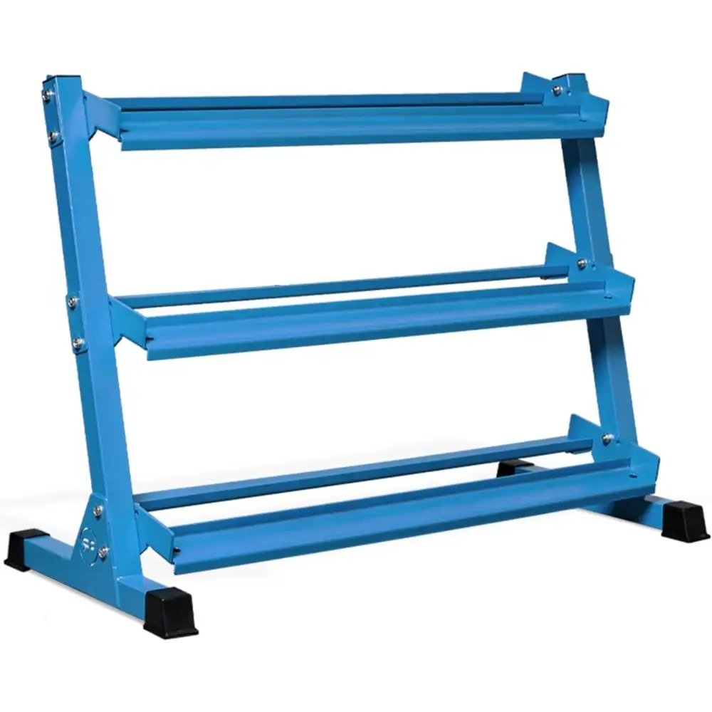 

Compact 3-Tier Weight Storage Rack for Home Gym Equipment