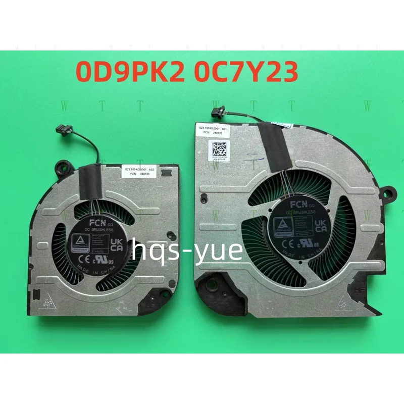 

TT Original for DELL inspiron 16 PLUS 7640 CPU+GPU COOLING FAN R+L 0D9PK2 0C7Y23