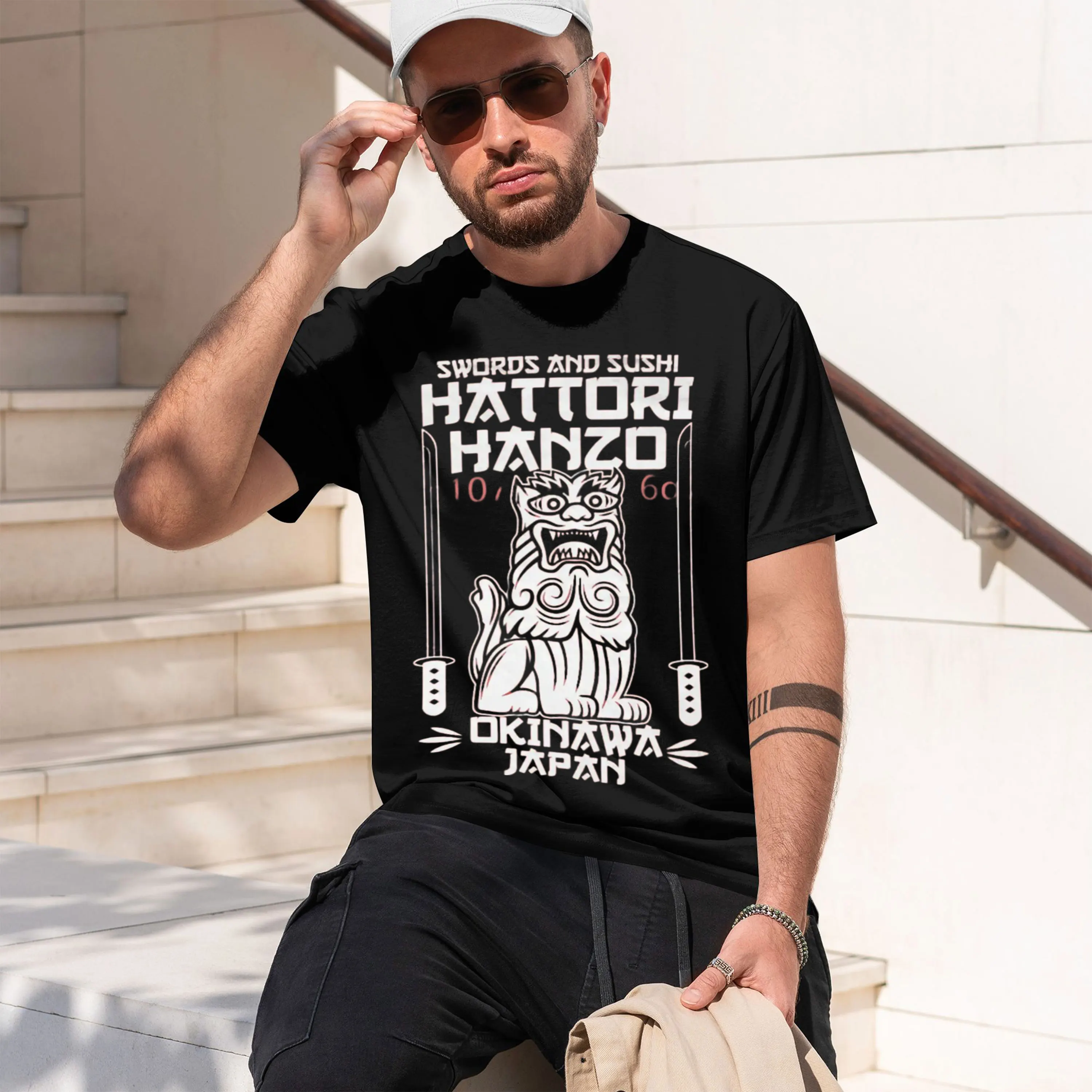 red-swords-and-sushi-bill-okinawa-japan-tarantino-t-shirt-crew-neck-short-sleeves-loose-fashion-streetwear-2026-new-model